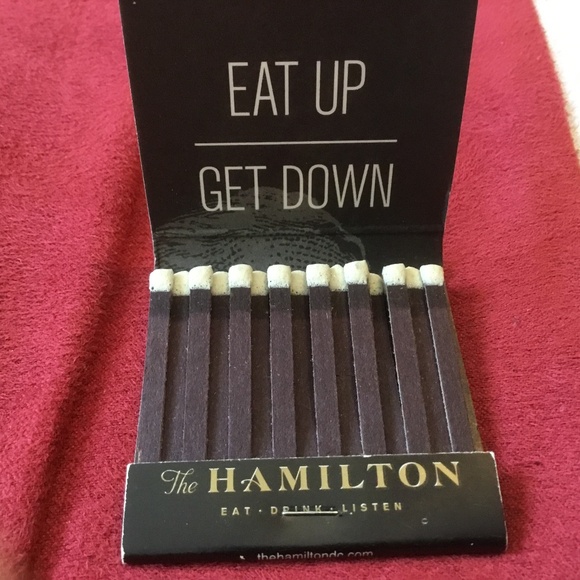 The Hamilton - Match Book - Washington DC - Picture 4 of 7